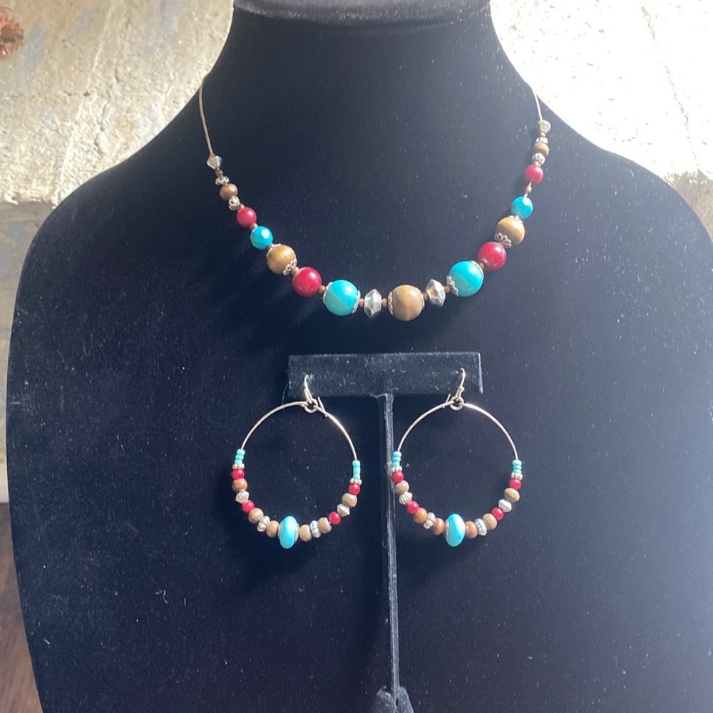 Necklace and Earrings